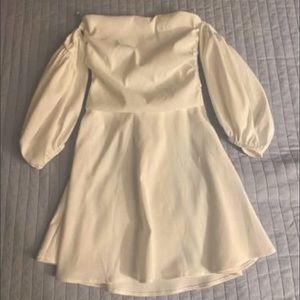 Zara White Voluminous Dress